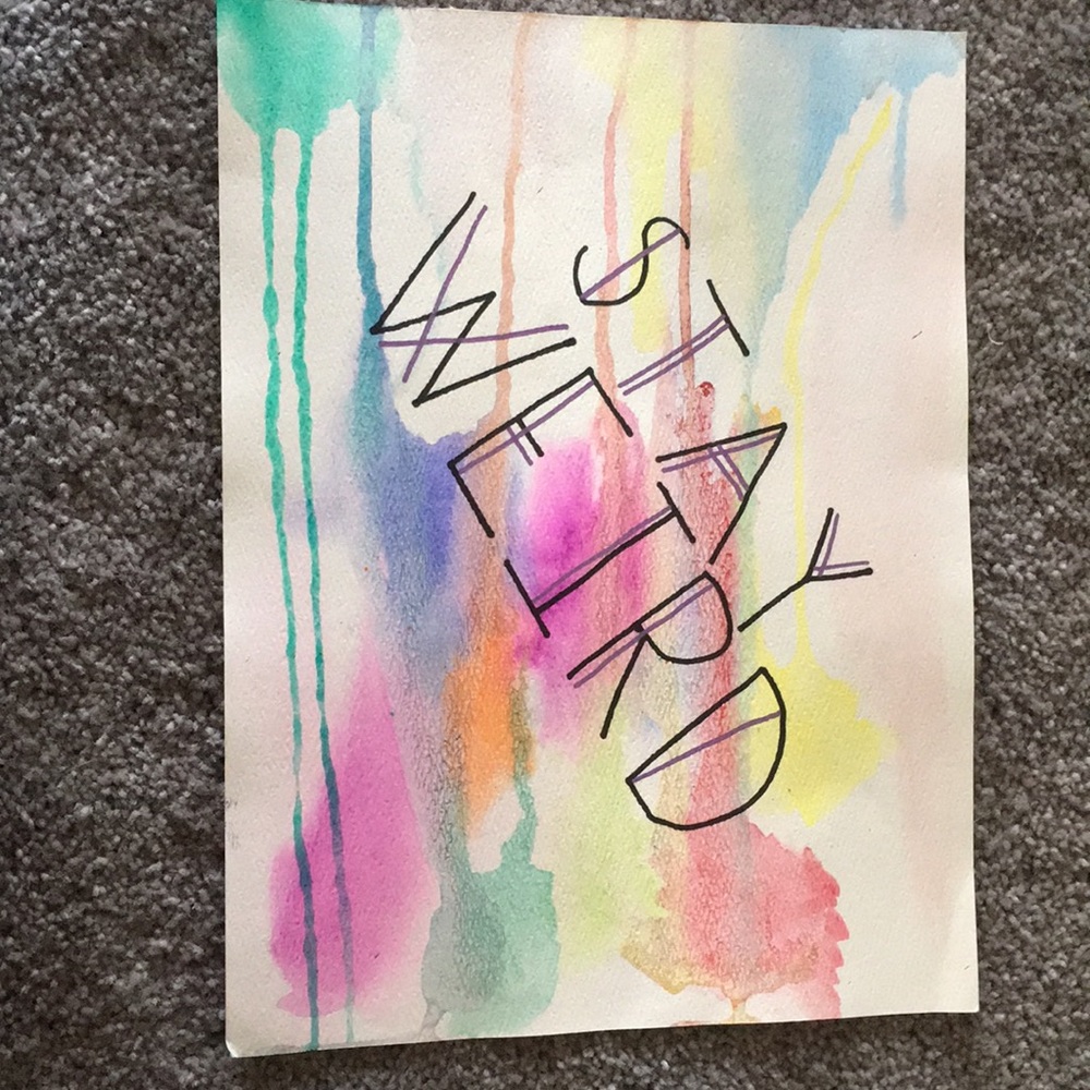 Water Color Sign